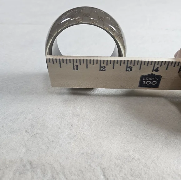 Styled G Brown and Gold Bangle - Picture 4 of 7